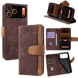 Metal buckle Leather Wallet Magnetic Flip  Case For iPhone