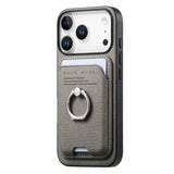2 in 1 Wallet Anti Slip Magnetic Card Holder For iPhone