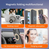 Double Sided Magnetic Ring Holder Folding Stand Bracket For iPhone