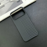 Carbon Fiber Pattern Chessboard Style Case for iPhone