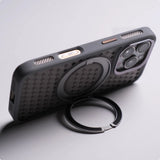 360° Rotating Ring Bracket Heat Dissipation Magnetic Case For iPhone