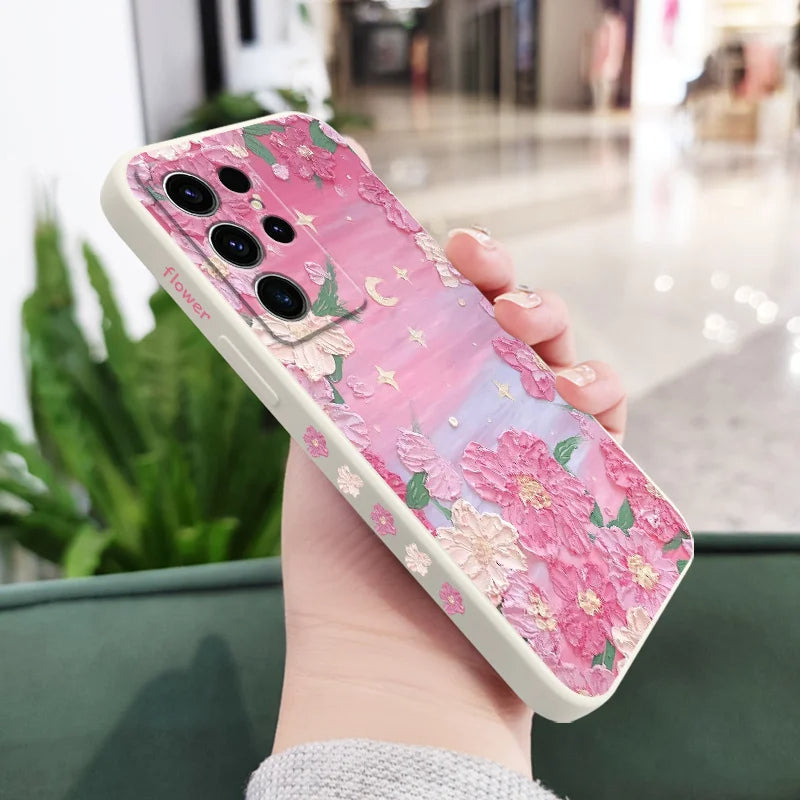 Flower Beach Case For Samsung Galaxy