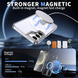 Luxury Metal Bracket Folding Stand Magnetic Case For Samsung