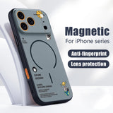 Magnetic Hanging Astronaut Pattern Case For iPhone