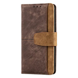 Metal buckle Leather Wallet Magnetic Flip  Case For iPhone