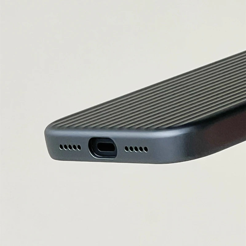Electroplated 3D Stripes Magnetic Case for iPhone
