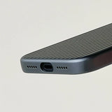 Electroplated 3D Stripes Magnetic Case for iPhone