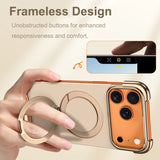 Luxury Leather Ultra Thin Frameless Magnetic Case For iPhone