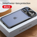 Luxury Metal Border Shockproof Case For iPhone