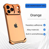 Irregular Titanium Alloy Bumper Borderless Case for iPhone