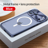 Luxury Metal Border Shockproof Case For iPhone