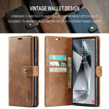 Magnetic Flip Leather Wallet Case For Samsung
