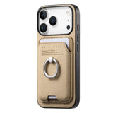 2 in 1 Wallet Anti Slip Magnetic Card Holder For iPhone