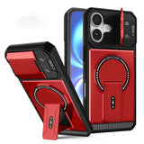 Flip Full Lens Protection Fold Stand Magnetic Case For iPhone