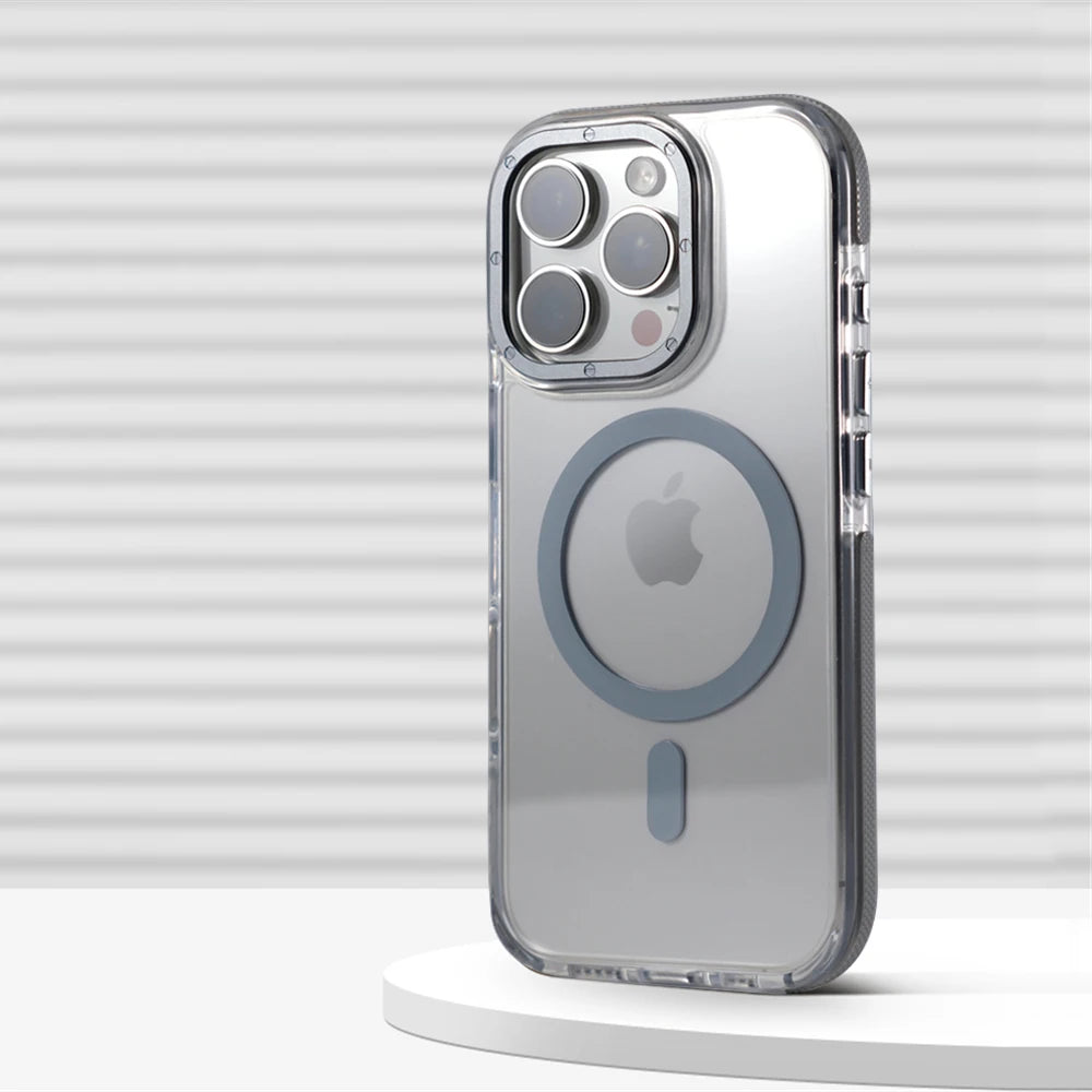 Luxury Armor Non-Slip Magnetic Case For iPhone