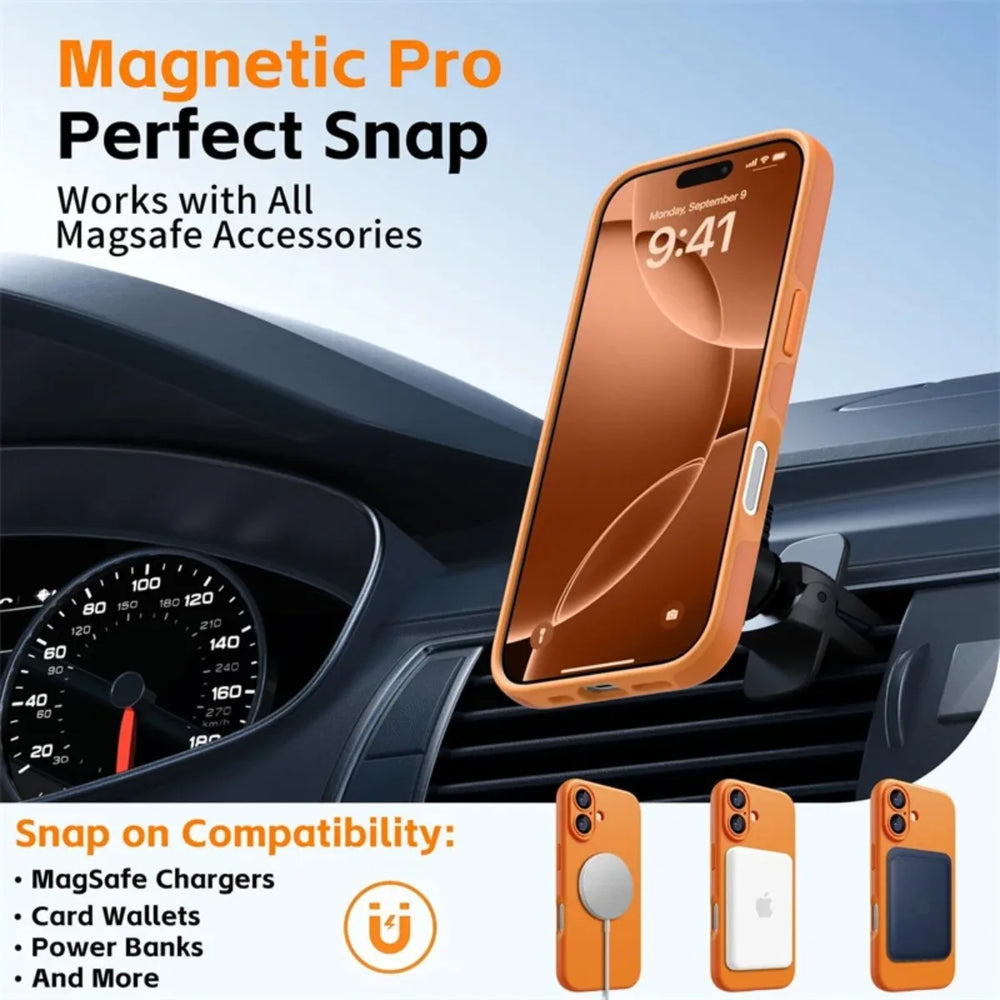 Original Silicone Magnetic Phone Case for iPhone