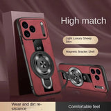Matte Fiber Magnetic Case For iPhone