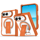 Folding Holder Stand Magnetic Phone Case For iPhone Duo