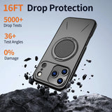 360° Magnetic Bracket Case For iPhone