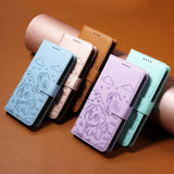 Cute Dog Magnetic Leather Wallet Flip Case for Samsung