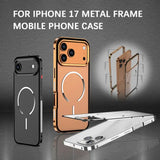 Metal Magnetic Original Color Backplate Case For iPhone