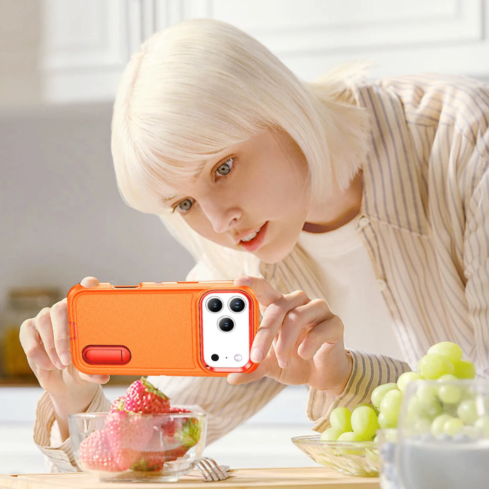 3IN1 Hybrid Military Anti-Shock Case for iPhone