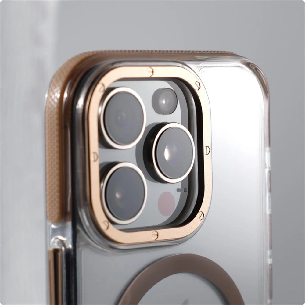 Luxury Armor Non-Slip Magnetic Case For iPhone