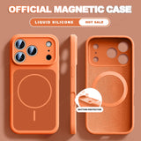 New Official Liquid Silicone Magnetic Case For iPhone