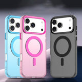 Candy Matte Transparent Magnetic Case For iPhone