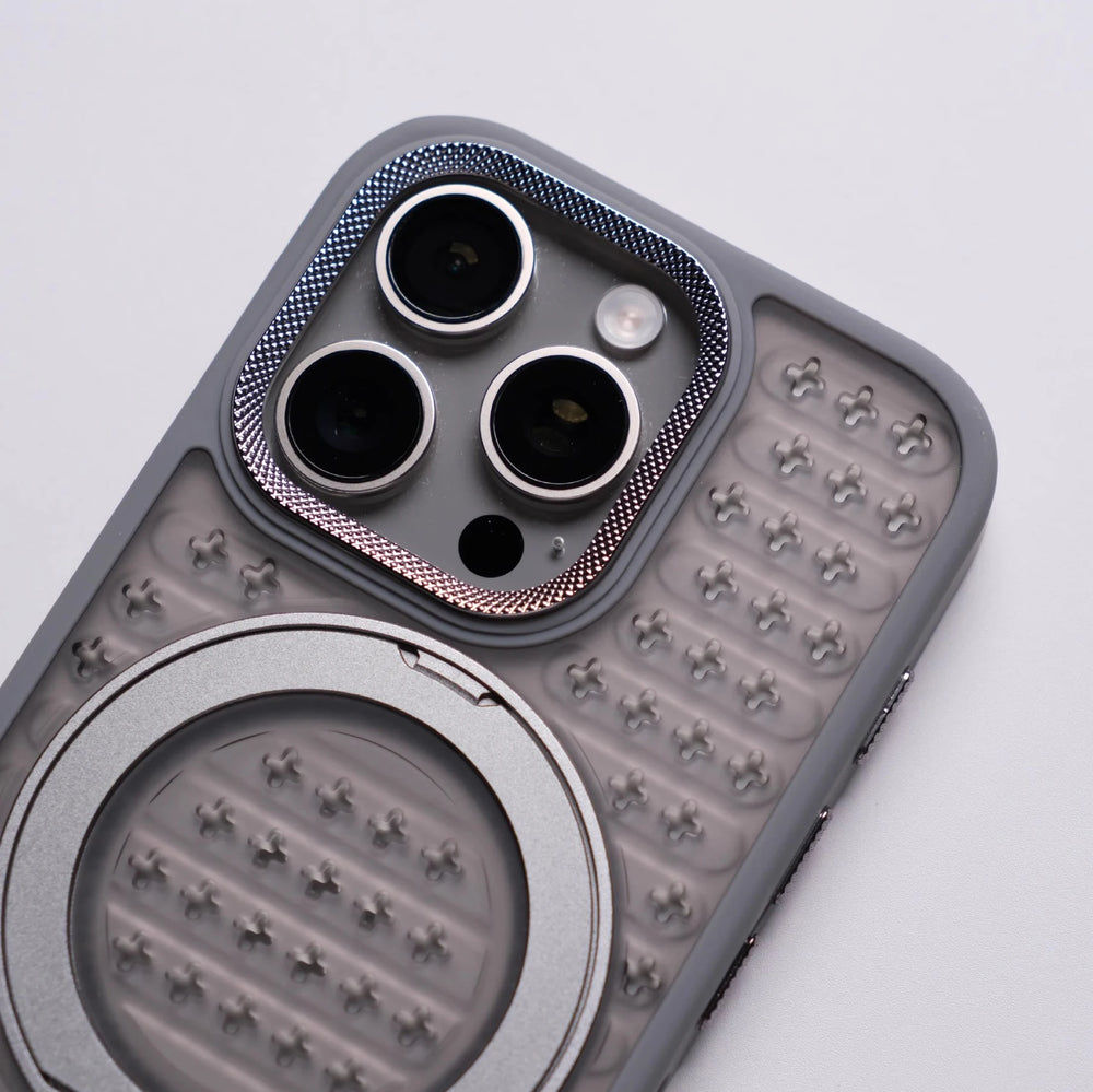 360° Rotating Ring Bracket Heat Dissipation Magnetic Case For iPhone