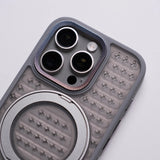 360° Rotating Ring Bracket Heat Dissipation Magnetic Case For iPhone