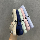 Solid Color Silicone Hole Mesh Cooling Case for iPhone