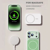 New Official Liquid Silicone Magnetic Case For iPhone