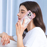 Armor Shockproof Magnetic Transparent Case For iPhone