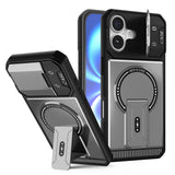 Flip Full Lens Protection Fold Stand Magnetic Case For iPhone