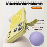 New Official Liquid Silicone Magnetic Case For iPhone