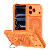 360° Rotating Stand Heat Dissipation Magnetic Case For iPhone