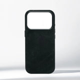 Luxury Shockproof Magnetic Fiber Leather Case For iPhone