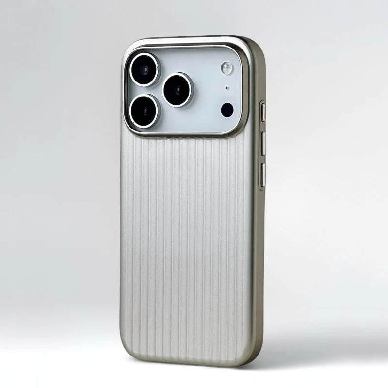 Electroplated 3D Stripes Magnetic Case for iPhone