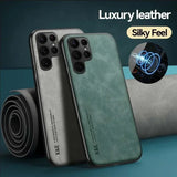 Luxury Leather Skin Feeling Magnetic Case For Samsung