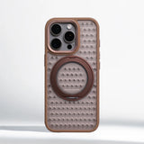 360° Rotating Ring Bracket Heat Dissipation Magnetic Case For iPhone