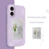Silicone Aquarius Flower Case For iPhone