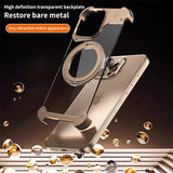 Metal 360 ° Rotating Bracket Magnetic Aromatherapy Case For iPhone