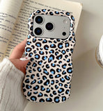 Luxury 2 in 1 Gradient Leopard Print Shockproof Protective Case for iPhone