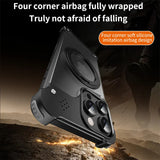 Metal 360 ° Rotating Bracket Magnetic Aromatherapy Case For iPhone