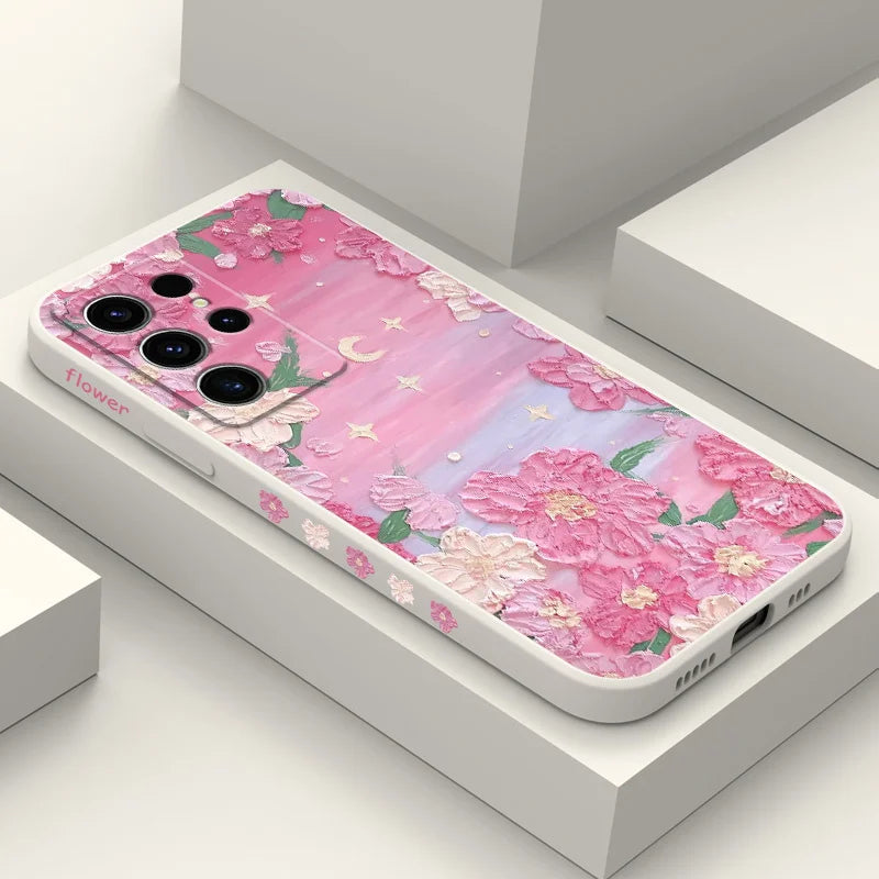 Flower Beach Case For Samsung Galaxy
