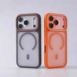 Matte Translucent Magnetic Case For iPhone