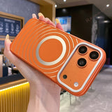 Fashion Big Windows Shockproof Magnetic Case For iPhone