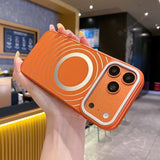 Fashion Big Windows Shockproof Magnetic Case For iPhone