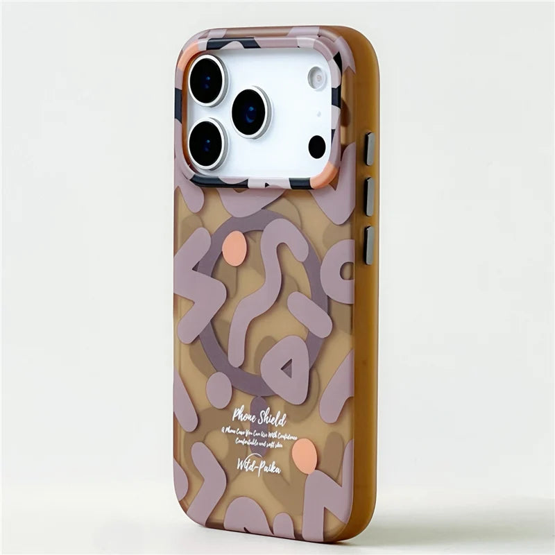Trendy Graffiti Pattern for Magnetic Case For iPhone